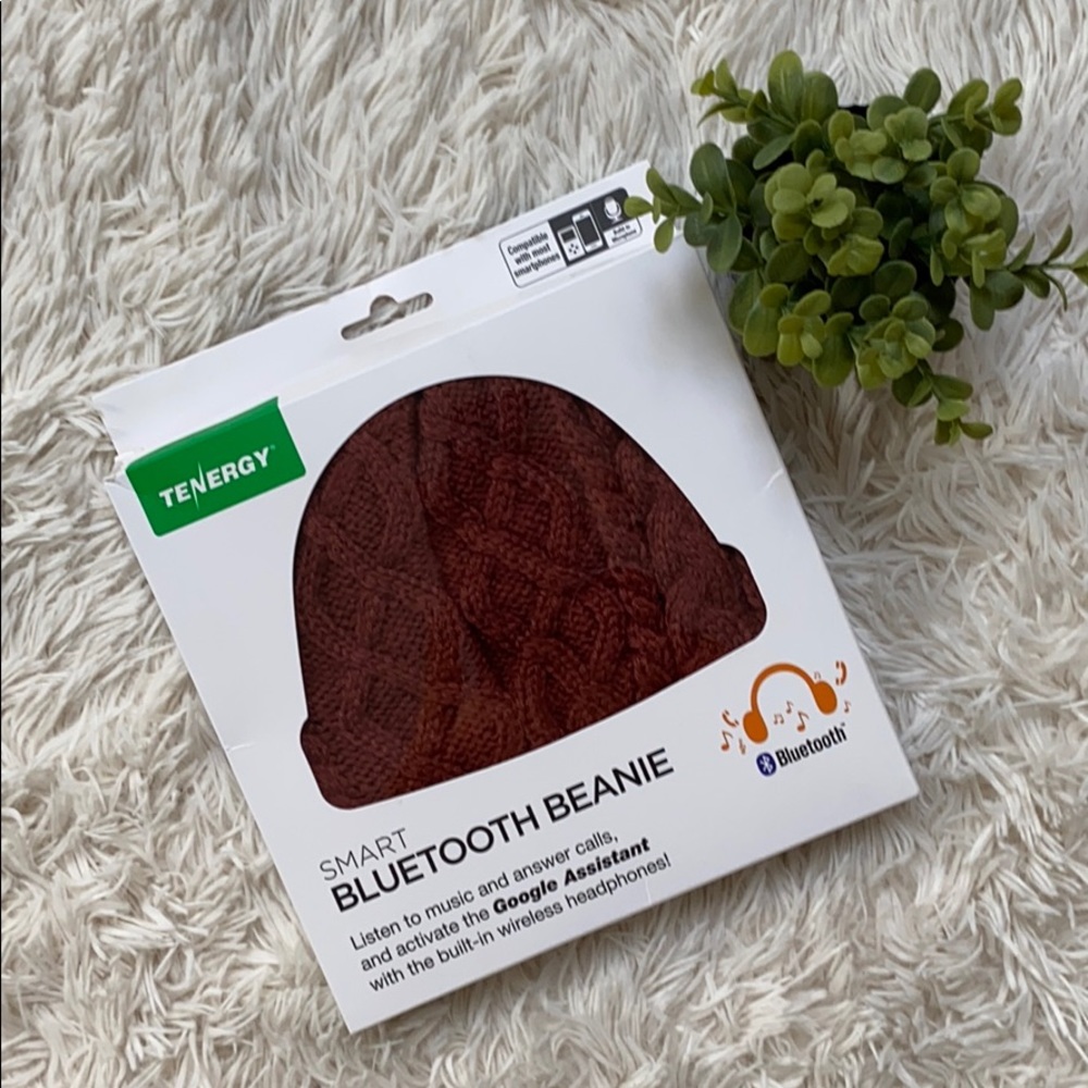 🎉HP🎉 Tenergy Smart Bluetooth Beanie 💗 Rust